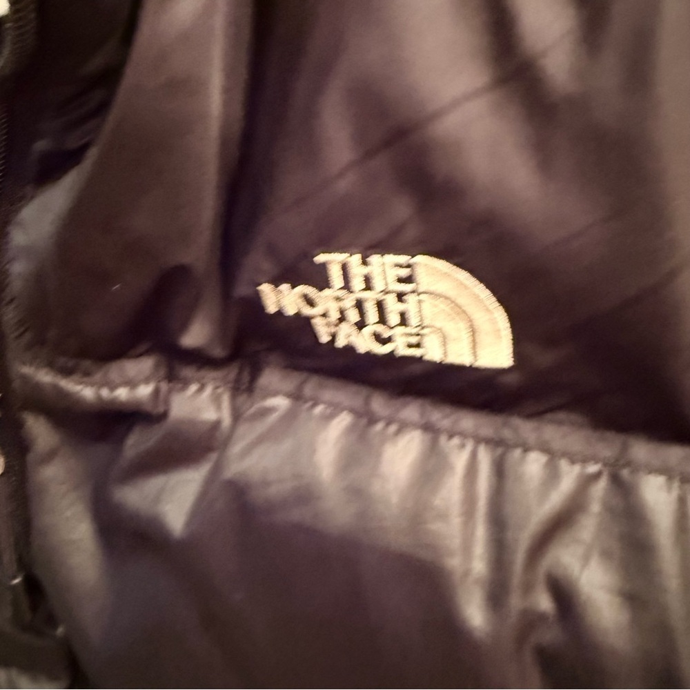 The North Face Black Puffer Vest. 600 series. Girls size XL - Picture 4 of 5